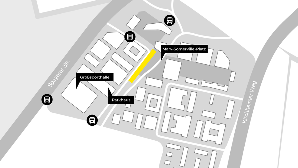 Lage des Sommervilles innerhalb Heidelbergs